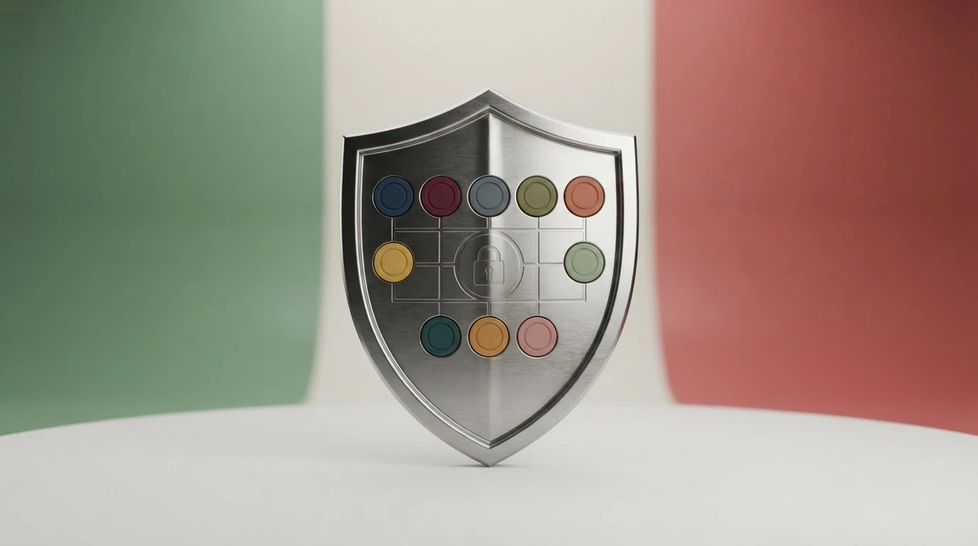 Una griglia visiva con i loghi dei 10 concessionari ADM recensiti, disposti su uno sfondo che evoca il tricolore senza usare la bandiera